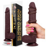 LIKETRUE Gode réaliste Slidy Cock 17 x 4cm Marron